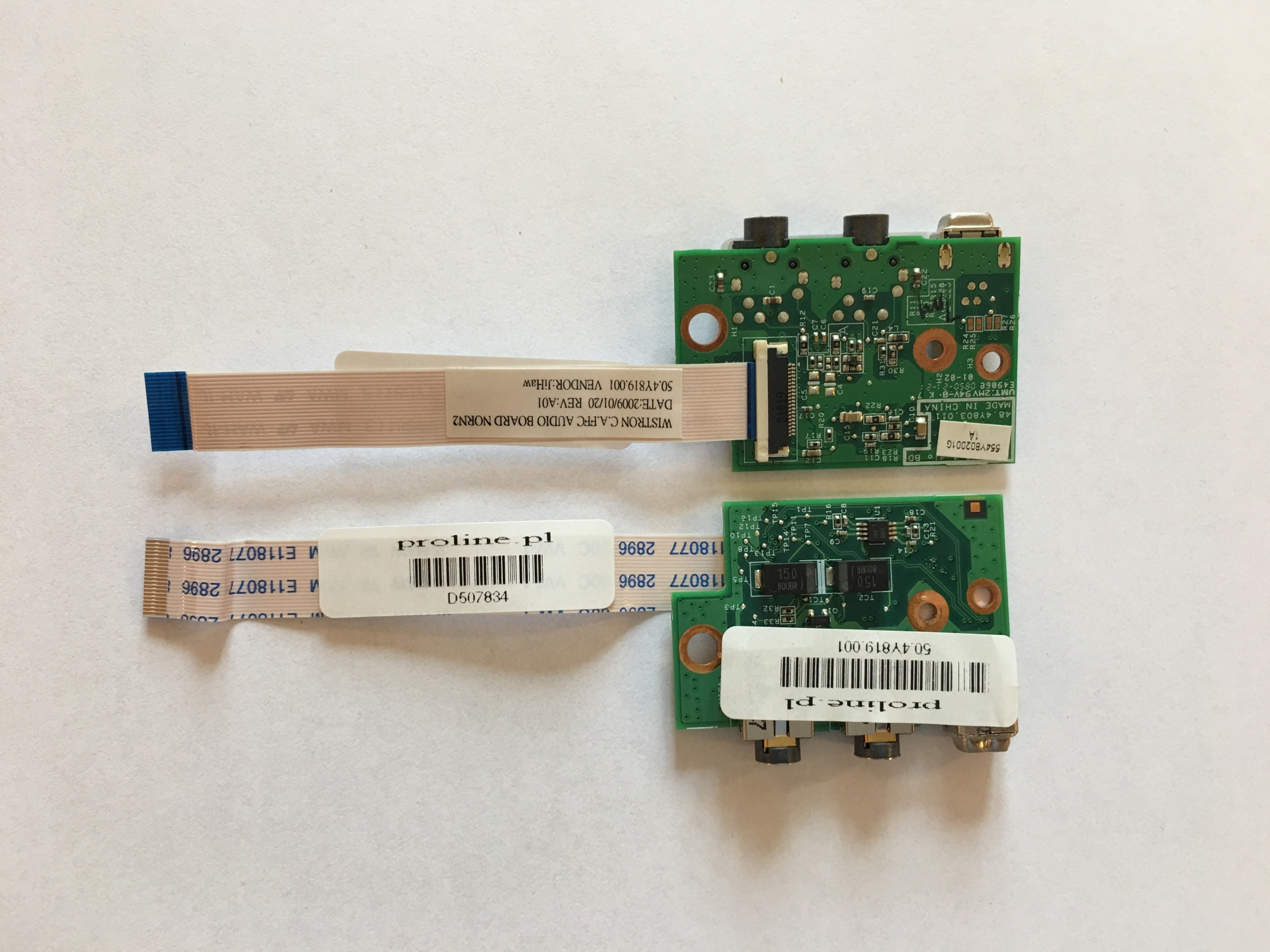 HP EliteBook 2730p Audio Board w/Cable 50.4Y819.001