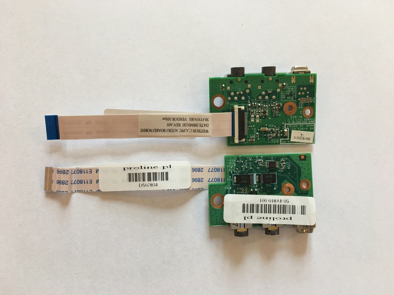 Zdjęcie produktu: HP EliteBook 2730p Audio Board w/Cable 50.4Y819.001