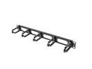 Miniatura zdjęcia: Organizer kabli AK-1205-B 19" 1U Z 5 uchwytami Typ B czarny Lanberg (AK-1205-B)
