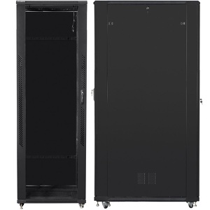 Miniatura produktu: Szafa instalacyjna Rack stojąca 19" 47U 800X1000 czarna Flat pack Lanberg (FF01-8047-12B) Miniatura produktu: Szafa instalacyjna Rack stojąca 19" 47U 800X1000 czarna Flat pack Lanberg (FF01-8047-12B)