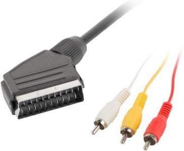 Miniatura produktu: Lanberg Kabel EURO-RCA X3 1.8m (CA-EURC-10CC-0018-BK)