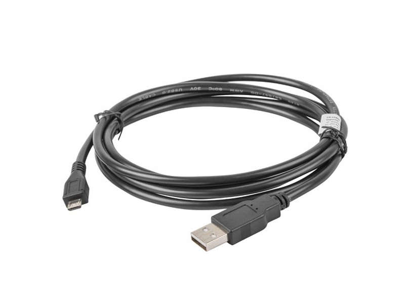 Zdjęcie produktu: Lanberg Kabel USB 2.0 Micro AM-MBM5P czarny 1.8m (CA-USBM-10CC-0018-BK)