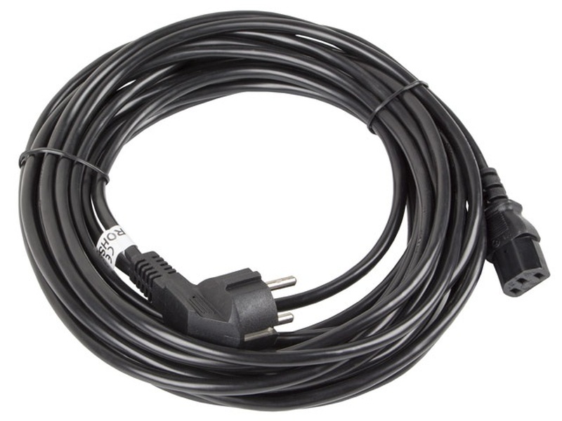 Zdjęcie produktu: Lanberg Kabel zasilający CEE 7/7 do IEC 320 C13 10m VDE czarny (CA-C13C-11CC-0100-BK)