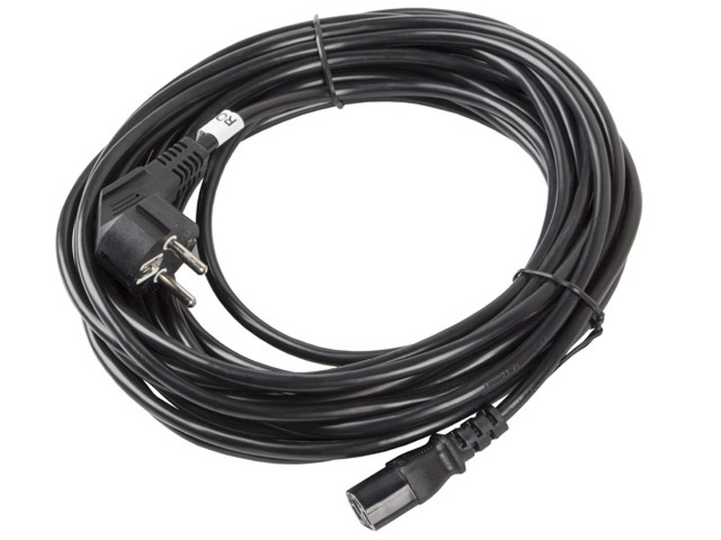 Zdjęcie produktu: Lanberg Kabel zasilający CEE 7/7 do IEC 320 C13 10m VDE czarny (CA-C13C-11CC-0100-BK)