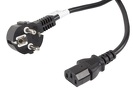Lanberg Kabel zasilający CEE 7/7 do IEC 320 C13 10m VDE czarny (CA-C13C-11CC-0100-BK)