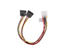 Miniatura zdjęcia: Lanberg Kabel zasilający Molex (M) do SATA (F) x2 30cm (CA-HDSA-11CU-0030)