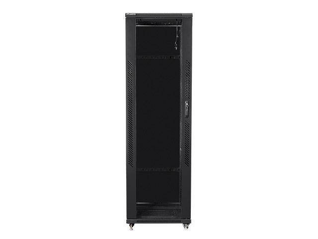 Szafa instalacyjna Rack stojąca 19" 42U 800X1000 czarna Flat pack Lanberg (FF01-8042-12B)
