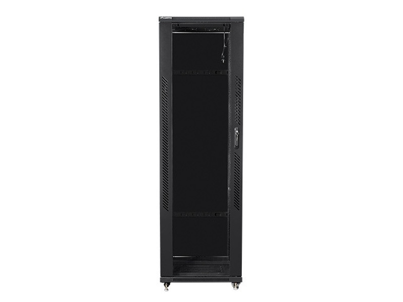 Zdjęcie produktu: Szafa instalacyjna Rack stojąca 19" 42U 800X1000 czarna Flat pack Lanberg (FF01-8042-12B)