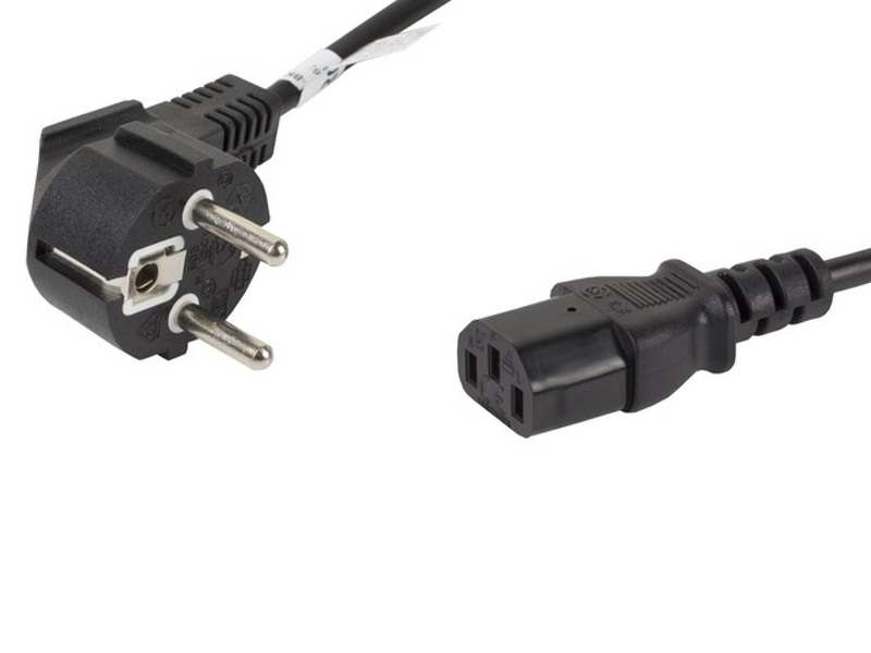 Zdjęcie produktu: Lanberg Kabel zasilający CEE 7/7 do IEC 320 C13 1.8m czarny (CA-C13C-10CC-0018-BK)