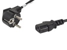 Lanberg Kabel zasilający CEE 7/7 do IEC 320 C13 1.8m czarny (CA-C13C-10CC-0018-BK)