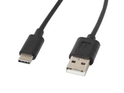 Miniatura produktu: Lanberg Kabel USB 2.0 TYPE-CM-AM czarny 1.8m (CA-USBO-10CC-0018-BK)