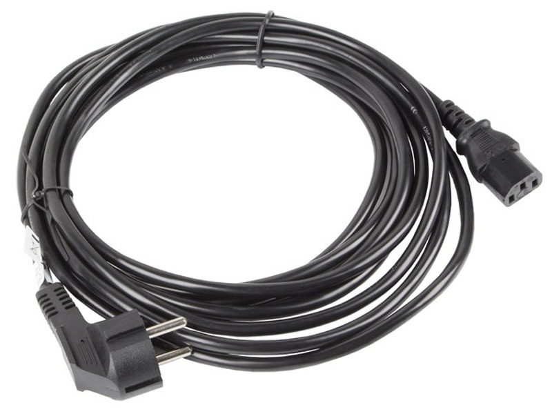 Zdjęcie produktu: Lanberg Kabel zasilający CEE 7/7 do IEC 320 C13 5m VDE czarny (CA-C13C-11CC-0050-BK)