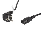 Lanberg Kabel zasilający CEE 7/7 do IEC 320 C13 5m VDE czarny (CA-C13C-11CC-0050-BK)