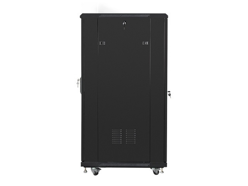 Zdjęcie produktu: Szafa instalacyjna Rack stojąca 19" 27U 600X800 czarna Flat pack Lanberg (FF01-6827-12B)