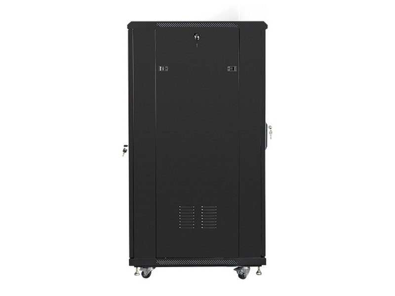 Zdjęcie produktu: Szafa instalacyjna Rack stojąca 19" 27U 600X800 czarna Flat pack Lanberg (FF01-6827-12B)