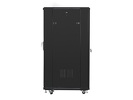 Miniatura zdjęcia: Szafa instalacyjna Rack stojąca 19" 27U 600X800 czarna Flat pack Lanberg (FF01-6827-12B)