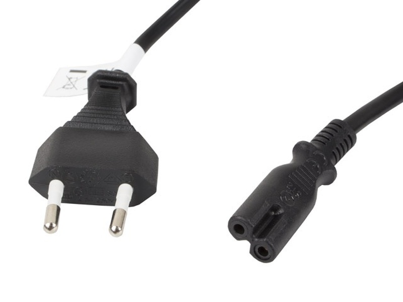Zdjęcie produktu: Lanberg Kabel zasilający EURO Radiowy CEE 7/16 do IEC 320 C7 1.8m VDE czarny (CA-C7CA-11CC-0018-BK) Zdjęcie produktu: Lanberg Kabel zasilający EURO Radiowy CEE 7/16 do IEC 320 C7 1.8m VDE czarny (CA-C7CA-11CC-0018-BK)