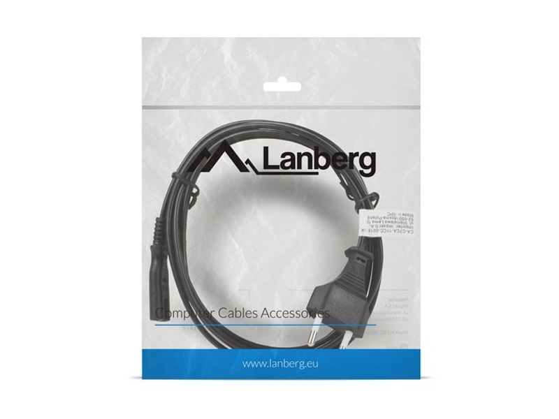 Zdjęcie produktu: Lanberg Kabel zasilający EURO Radiowy CEE 7/16 do IEC 320 C7 1.8m VDE czarny (CA-C7CA-11CC-0018-BK) Zdjęcie produktu: Lanberg Kabel zasilający EURO Radiowy CEE 7/16 do IEC 320 C7 1.8m VDE czarny (CA-C7CA-11CC-0018-BK)