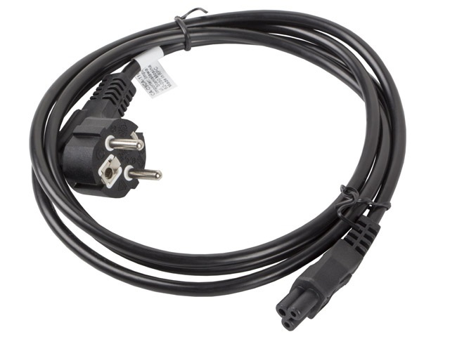 Lanberg Kabel zasilający Laptop MIKI IEC 7/7 do IEC 320 C5 1.8m VDE czarny (CA-C5CA-11CC-0018-BK) Lanberg Kabel zasilający Laptop MIKI IEC 7/7 do IEC 320 C5 1.8m VDE czarny (CA-C5CA-11CC-0018-BK)