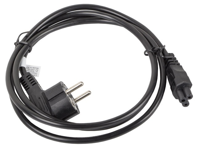Lanberg Kabel zasilający Laptop MIKI IEC 7/7 do IEC 320 C5 1.8m VDE czarny (CA-C5CA-11CC-0018-BK) Lanberg Kabel zasilający Laptop MIKI IEC 7/7 do IEC 320 C5 1.8m VDE czarny (CA-C5CA-11CC-0018-BK)