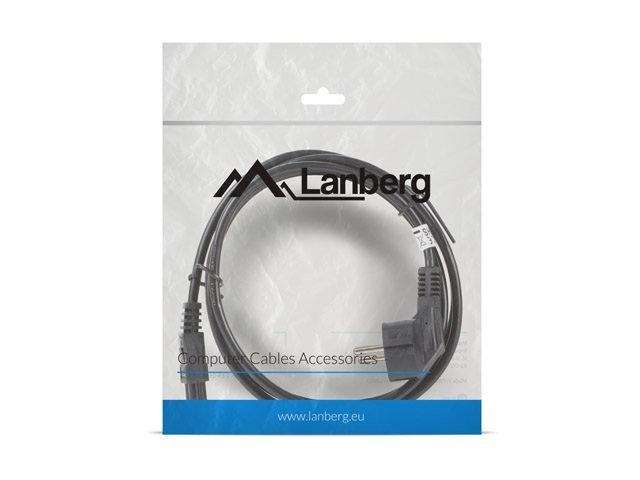 Lanberg Kabel zasilający Laptop MIKI IEC 7/7 do IEC 320 C5 1.8m VDE czarny (CA-C5CA-11CC-0018-BK) Lanberg Kabel zasilający Laptop MIKI IEC 7/7 do IEC 320 C5 1.8m VDE czarny (CA-C5CA-11CC-0018-BK)