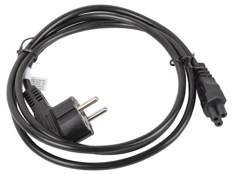 Zdjęcie produktu: Lanberg Kabel zasilający Laptop MIKI IEC 7/7 do IEC 320 C5 1.8m VDE czarny (CA-C5CA-11CC-0018-BK) Zdjęcie produktu: Lanberg Kabel zasilający Laptop MIKI IEC 7/7 do IEC 320 C5 1.8m VDE czarny (CA-C5CA-11CC-0018-BK)
