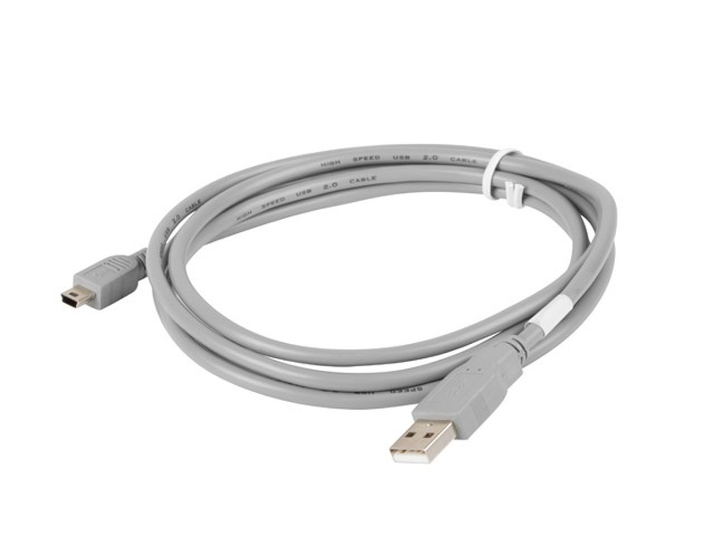 Zdjęcie produktu: Lanberg Kabel USB 2.0 MINI AM-BM5P CANON szary 1.8m (CA-USBK-10CC-0018-S)