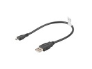 Miniatura zdjęcia: Lanberg Kabel USB 2.0 Micro AM-MBM5P czarny 30cm (CA-USBM-10CC-0003-BK)