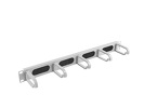 Organizer kabli AK-1203-S 19" 1U Z 5 uchwytami Panel szczotkowy Typ B szary Lanberg (AK-1203-S)