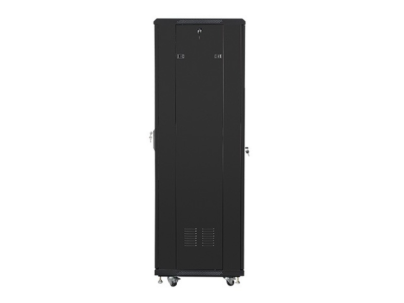Zdjęcie produktu: Szafa instalacyjna Rack stojąca 19" 37U 600X600 czarna Flat pack Lanberg (FF01-6637-12B)