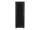 Miniatura zdjęcia: Szafa instalacyjna Rack stojąca 19" 37U 600X600 czarna Flat pack Lanberg (FF01-6637-12B)