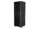 Miniatura zdjęcia: Szafa instalacyjna Rack stojąca 19" 37U 600X600 czarna Flat pack Lanberg (FF01-6637-12B)