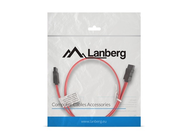 Lanberg Kabel Sata III 6Gb/s 50cm (CA-SASA-10CU-0050-R) Lanberg Kabel Sata III 6Gb/s 50cm (CA-SASA-10CU-0050-R)