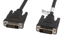 Lanberg Kabel DVI-D [M] 24+1 do DVI-D [M] 24+1 dual Link 3m czarny (CA-DVID-10CC-0030-BK)