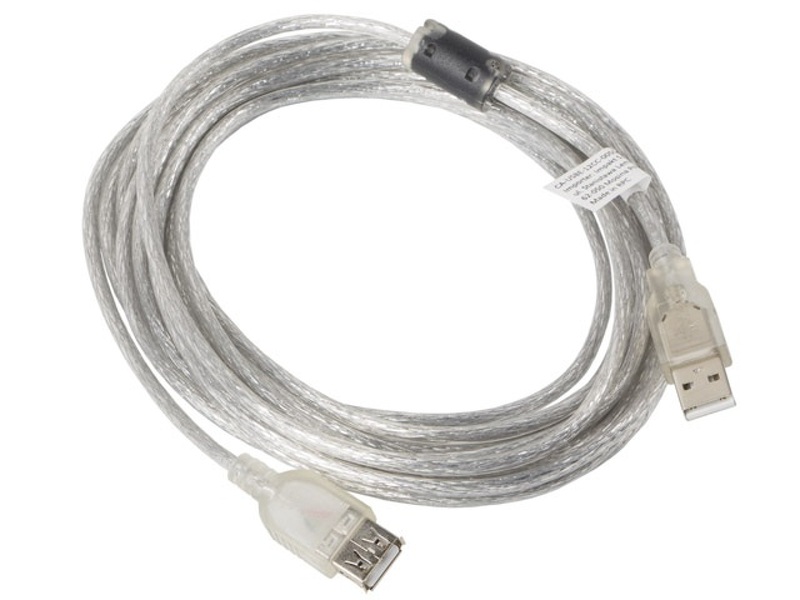 Zdjęcie produktu: Lanberg Przedłużacz USB 2.0 AM-AF Ferryt transparentny 5m CA-USBE-12CC-0050-TR (CA-USBE-12CC-0050-TR)