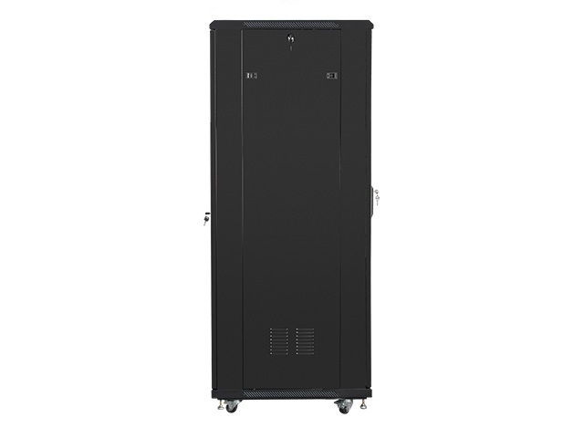 Szafa instalacyjna Rack stojąca 19" 37U 600X800 czarna Flat pack Lanberg (FF01-6837-12B)