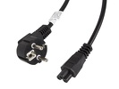 Lanberg Kabel zasilający Laptop MIKI IEC 7/7 do IEC 320 C5 3m VDE czarny (CA-C5CA-11CC-003-BK)