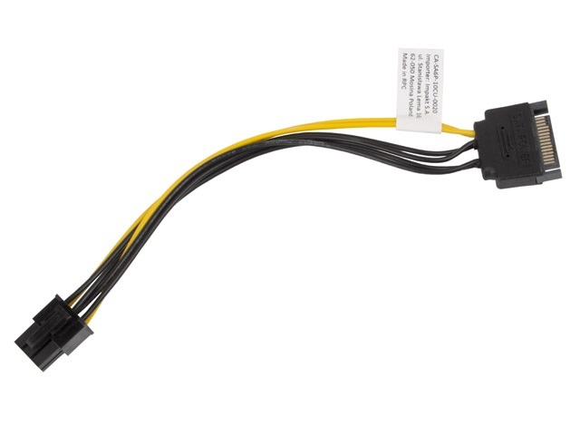 Lanberg Kabel SATA zasilający M do PCI EXPRESS 6PIN 20cm (CA-SA6P-10CU-0020) Lanberg Kabel SATA zasilający M do PCI EXPRESS 6PIN 20cm (CA-SA6P-10CU-0020)