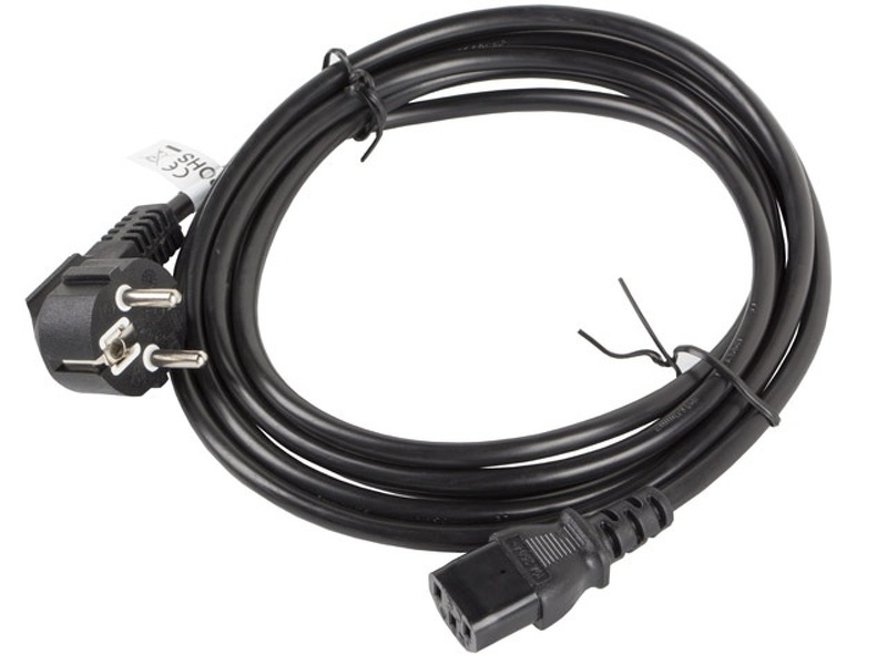 Zdjęcie produktu: Lanberg Kabel zasilający CEE 7/7 do IEC 320 C13 3m VDE czarny (CA-C13C-11CC-0030-BK) Zdjęcie produktu: Lanberg Kabel zasilający CEE 7/7 do IEC 320 C13 3m VDE czarny (CA-C13C-11CC-0030-BK)