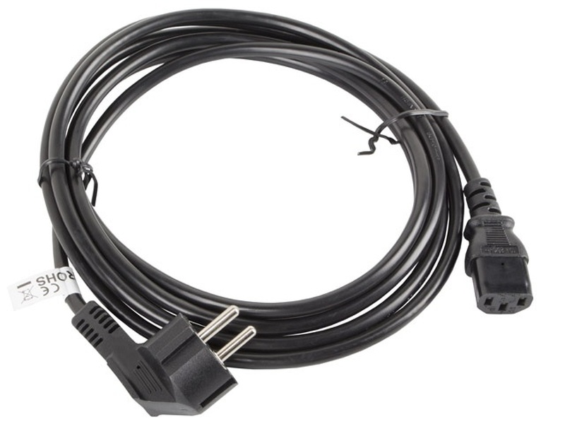 Zdjęcie produktu: Lanberg Kabel zasilający CEE 7/7 do IEC 320 C13 3m VDE czarny (CA-C13C-11CC-0030-BK) Zdjęcie produktu: Lanberg Kabel zasilający CEE 7/7 do IEC 320 C13 3m VDE czarny (CA-C13C-11CC-0030-BK)