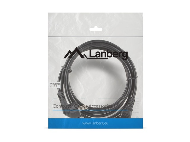 Zdjęcie produktu: Lanberg Kabel zasilający CEE 7/7 do IEC 320 C13 3m VDE czarny (CA-C13C-11CC-0030-BK) Zdjęcie produktu: Lanberg Kabel zasilający CEE 7/7 do IEC 320 C13 3m VDE czarny (CA-C13C-11CC-0030-BK)
