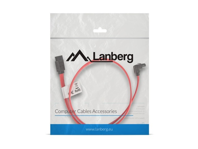 Zdjęcie produktu: Lanberg Kabel Sata III 6Gb/s 50cm z zatrzaskami metalowymi kątowy (CA-SASA-13CU-0050-R) Zdjęcie produktu: Lanberg Kabel Sata III 6Gb/s 50cm z zatrzaskami metalowymi kątowy (CA-SASA-13CU-0050-R)