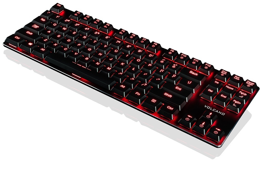 Klawiatura Modecom PRZEWODOWA MECHANICZNA Blade (czerwony przełącznik) K-MC-BLADE-RED, mechaniczna