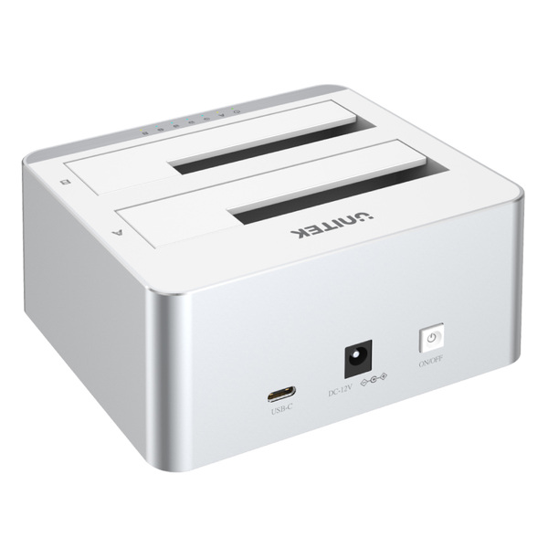 Zdjęcie produktu: Stacja dokująca na dysk 2,5"/3,5" HDD/SSD Unitek DUAL HDD USB 3.1 klonowanie (Y-3027)