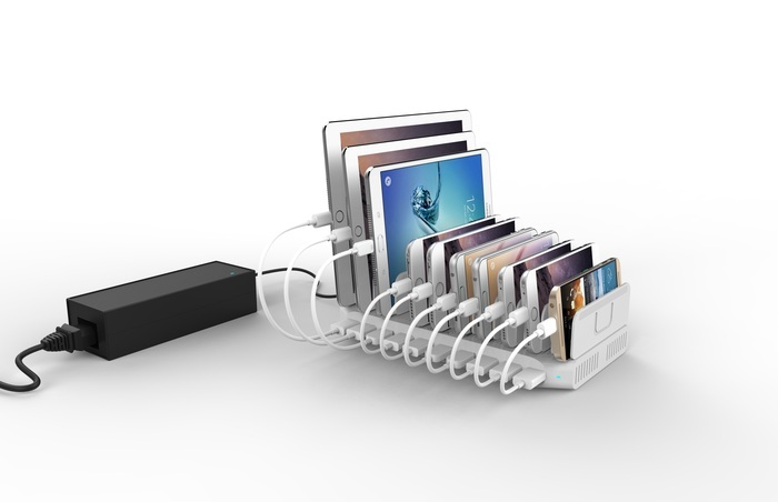 Stacja ładująca Unitek 10 x USB 2,4A 96W (Y-2172)