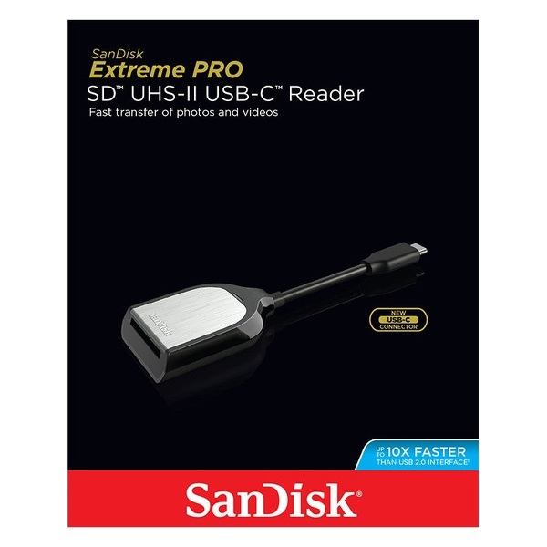Zdjęcie produktu: Czytnik kart pamięci SanDisk Extreme PRO SD UHS-II USB TYP-C (SDDR-409-G46)