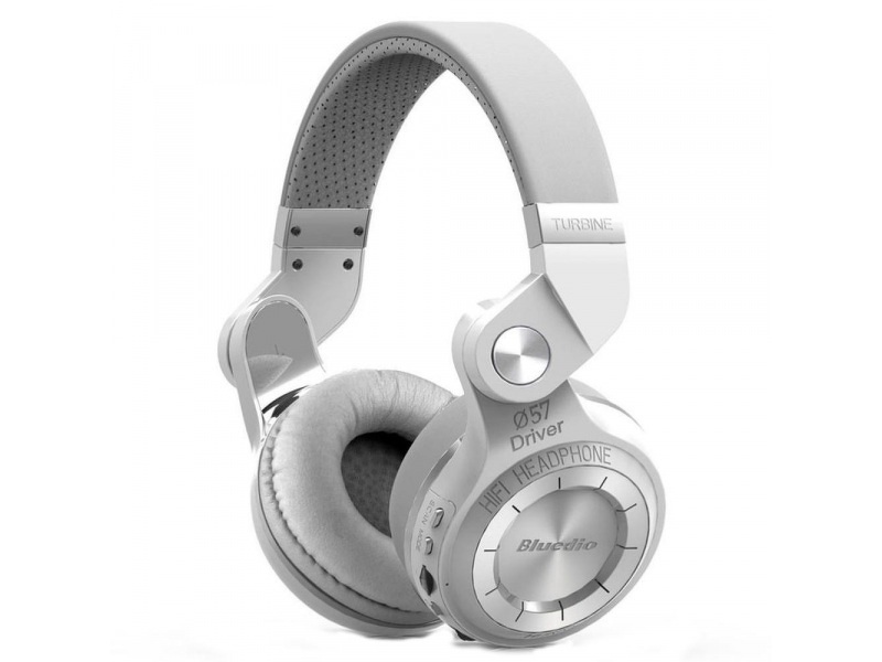 Zdjęcie produktu: Słuchawki Bluedio T2+ białe bluetooth bezprzewodowe