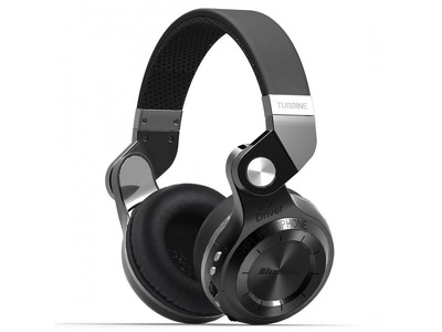 Miniatura produktu: Słuchawki Bluedio T2+ czarne bluetooth bezprzewodowe