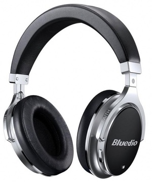 Miniatura produktu: Słuchawki Bluedio F2 czarne bluetooth bezprzewodowe