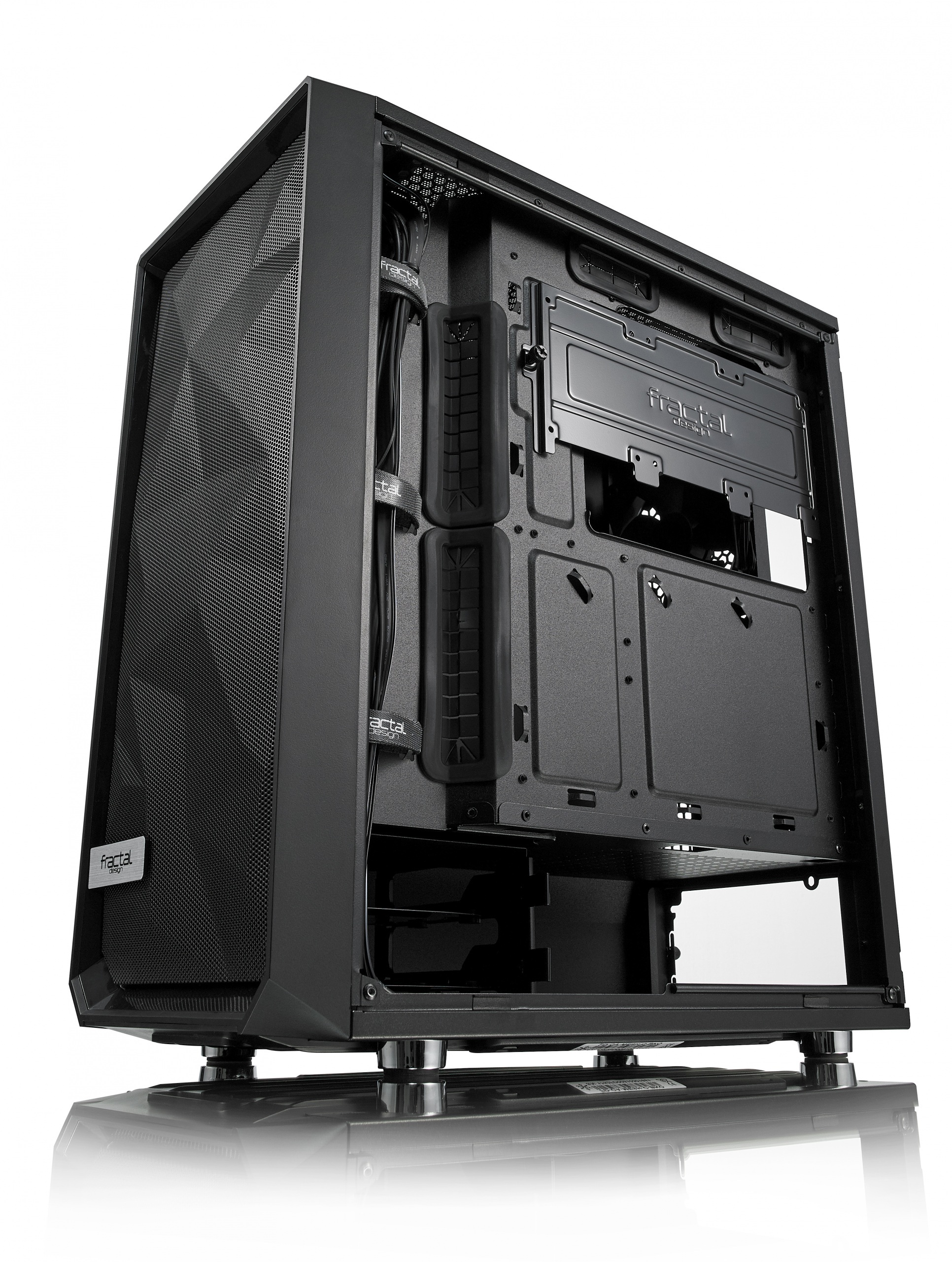 Obudowa do komputera Fractal Design Meshify C Solid Side (FD-CA-MESH-C-BKO), czarna Obudowa do komputera Fractal Design Meshify C Solid Side (FD-CA-MESH-C-BKO), czarna